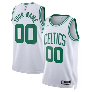 Trendy Boston Celtics Nike Unisex Swingman Custom Jersey White Association Edition  per la Gara Importante