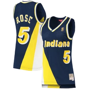 Cool Jalen Rose Indiana Pacers Women's 1996/97 Hardwood Classics Swingman Jersey Navy  per la Gara Importante