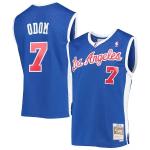 Classico Meraviglioso Lamar Odom LA Clippers 2001/02 Hardwood Classics Swingman Jersey Royal  per la Gara Importante