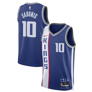Prestigioso Moderno Domantas Sabonis Sacramento Kings Nike Unisex 2023/24 Swingman Jersey Blue City Edition  per la Gara Importante