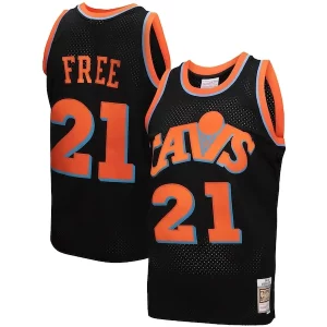 Ottimo Elegante Robusto Cleveland Cavaliers 1984 85 Hardwood Classics World B. Free Reload 3.0 Swingman Jersey Black  per la Gara Importante