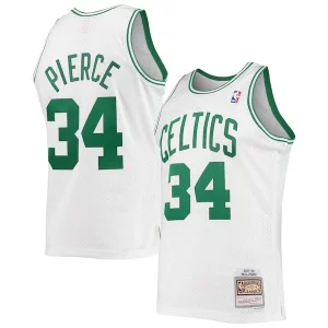 Lussuoso Delizioso Paul Pierce Boston Celtics Hardwood Classics Swingman Jersey White/Kelly Green  per la Gara Importante