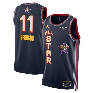 Incantevole Accattivante Jalen Brunson Nike Unisex 2025 NBA All Star Game Swingman Player Jersey Navy  per la Gara Importante