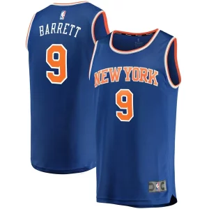 Classico Bellissimo Trendy RJ Barrett New York Knicks Replica Fast Break Jersey Blue Icon Edition  per la Gara Importante