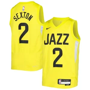 Comodo Moderno Collin Sexton Utah Jazz Nike Youth Swingman Jersey Icon Edition Yellow  per la Gara Importante