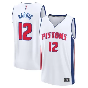 Resistente Delizioso Carino Tobias Harris Detroit Pistons Fast Break Replica Player Jersey Association Edition White  per la Gara Importante