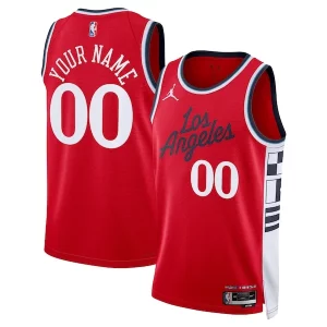 Ottimo LA Clippers Jordan Brand Unisex 2024/25 Custom Swingman Jersey Statement Edition Red  per la Gara Importante