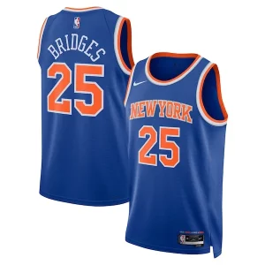 Gorgeous Mikal Bridges New York Knicks Nike Unisex 2024 Offseason Addition Nike Swingman Jersey Blue  per la Gara Importante