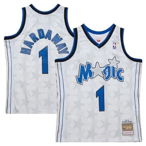 Robusto Resistente Eccezionale Penny Hardaway Orlando Magic 1998/99 Hardwood Classics Swingman Jersey White  per la Gara Importante