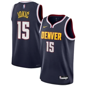 Fantastico Eccezionale Sofisticato Nikola Jokic Denver Nuggets Nike Youth Swingman Jersey Icon Edition Navy  per la Gara Importante