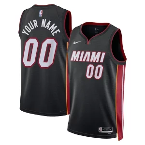 Classico Carino Miami Heat Nike Unisex Swingman Custom Jersey Black Icon Edition  per la Gara Importante