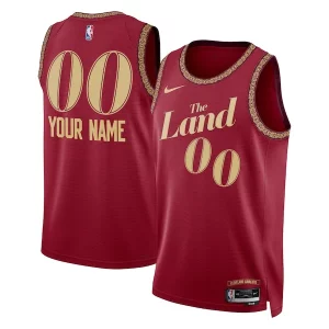 Carino Fantastico Cool Cleveland Cavaliers Nike Unisex 2023/24 Custom Swingman Jersey Wine City Edition  per la Gara Importante