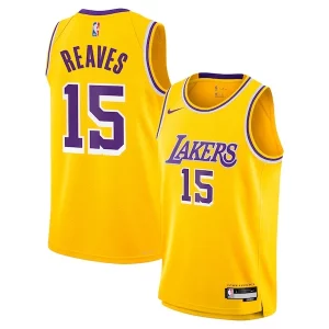 Resistente Austin Reaves Los Angeles Lakers Nike Youth Swingman Jersey Icon Edition Gold  per la Gara Importante