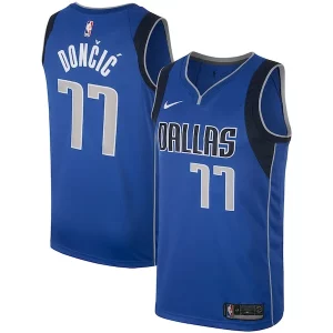 Carino Dallas Mavericks Luka Doncic Nike Men's Swingman Jersey Royal  per la Gara Importante