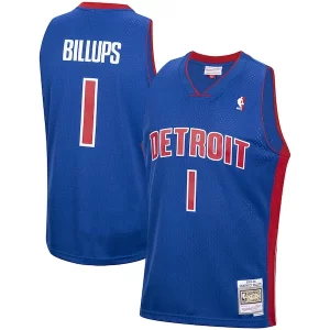 Pratico Chauncey Billups Detroit Pistons 2003/04 Hardwood Classics Swingman Jersey Royal  per la Gara Importante