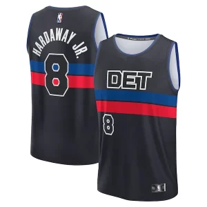 Stupendo Robusto Comodo Tim Hardaway Jr. Detroit Pistons Fast Break Player Jersey Statement Edition Black  per la Gara Importante