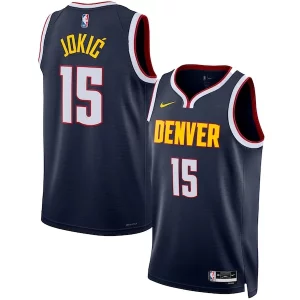 Gorgeous Nikola Jokic Denver Nuggets Nike Unisex Swingman Jersey Icon Edition Navy  per la Gara Importante