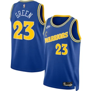 Trendy Accattivante Draymond Green Golden State Warriors Nike Swingman Jersey Classic Edition Blue  per la Gara Importante