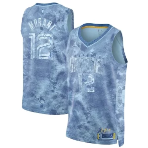 Attraente Ja Morant Memphis Grizzlies Nike Unisex Select Series Swingman Jersey Light Blue  per la Gara Importante