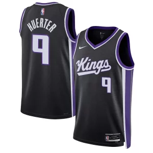 Magnifico Kevin Huerter Sacramento Kings Nike Unisex Swingman Jersey Association Edition Black  per la Gara Importante