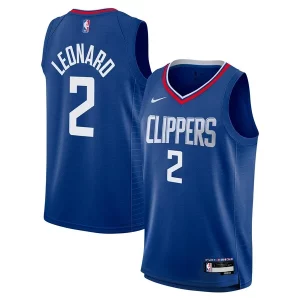 Cool Kawhi Leonard LA Clippers Nike Youth Swingman Jersey Icon Edition Royal  per la Gara Importante