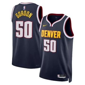 Gorgeous Aaron Gordon Denver Nuggets Nike Unisex Swingman Replica Jersey Icon Edition Navy  per la Gara Importante