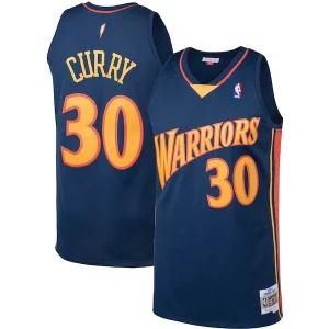 Duraturo Ottimo Comodo Stephen Curry Golden State Warriors 2009/10 Big & Tall Hardwood Classics Swingman Jersey Navy  per la Gara Importante