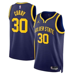 Duraturo Stephen Curry Golden State Warriors Jordan Brand Unisex Swingman Jersey Statement Edition Navy  per la Gara Importante