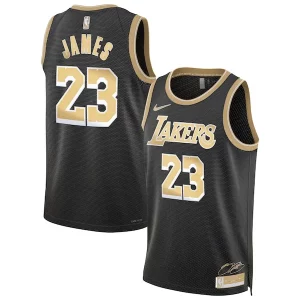Meraviglioso LeBron James Los Angeles Lakers Nike Unisex Select Series Swingman Jersey聽鈥?Black  per la Gara Importante
