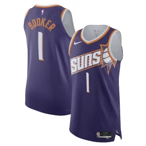 Carino Devin Booker Phoenix Suns Nike Authentic Jersey Icon Edition Purple  per la Gara Importante