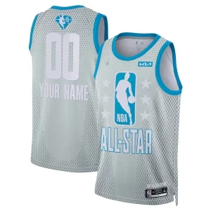 Splendido Robusto Nike 2022 NBA All Star Game Swingman Custom Jersey Gray  per la Gara Importante