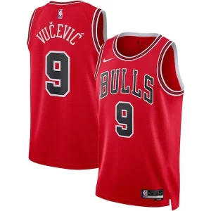 Pratico Nikola Vucevic Chicago Bulls Nike Unisex Swingman Jersey Icon Edition Red  per la Gara Importante
