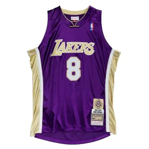 Fantastico Meraviglioso Comodo Kobe Bryant Los Angeles Lakers Hall of Fame Class of 2020 #8 Authentic Jersey Purple/Gold  per la Gara Importante