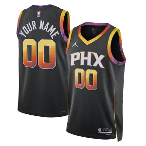 Comodo Eccezionale Phoenix Suns Jordan Brand Unisex 2022/23 Swingman Custom Jersey Statement Edition Black  per la Gara Importante