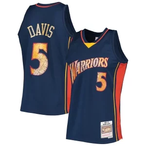 Delizioso Classico Elegante Baron Davis Golden State Warriors 2006/07 Hardwood Classics NBA 75th Anniversary Diamond Swingman Jersey Royal  per la Gara Importante