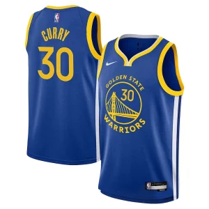 Carino Stephen Curry Golden State Warriors Nike Youth Swingman Jersey Icon Edition Royal  per la Gara Importante