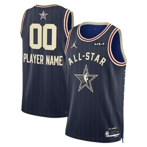 Resistente Robusto Incantevole Jordan Brand Unisex 2024 NBA All Star Game Swingman Custom Jersey Navy  per la Gara Importante