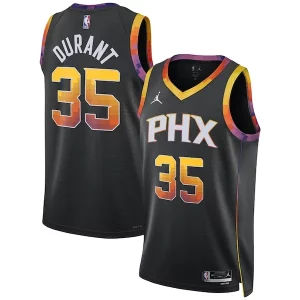 Meraviglioso Splendido Kevin Durant Phoenix Suns Jordan Brand Unisex Swingman Jersey Statement Edition Black  per la Gara Importante