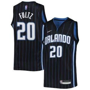 Delizioso Markelle Fultz Orlando Magic Nike Youth 2021/22 Diamond Swingman Jersey Icon Edition Black  per la Gara Importante