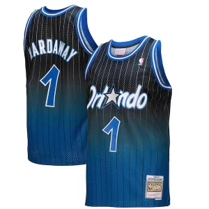 Prestigioso Duraturo Robusto Penny Hardaway Orlando Magic 1994/95 Hardwood Classics Fadeaway Swingman Player Jersey Royal/Black  per la Gara Importante