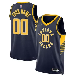 Comodo Classico Indiana Pacers Nike 2021/22 Diamond Swingman Custom Jersey Icon Edition Navy  per la Gara Importante