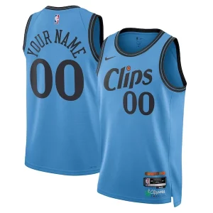 Eccezionale Fantastico Delizioso LA Clippers Nike Unisex 2024/25 Custom Swingman Jersey City Edition Light Blue  per la Gara Importante