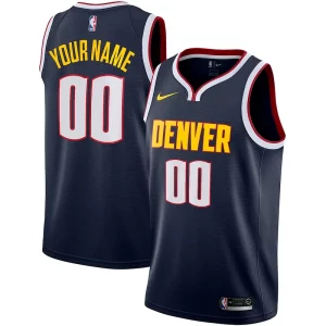 Eccezionale Splendido Cool Denver Nuggets Nike 2022/23 Swingman Custom Jersey Icon Edition Navy  per la Gara Importante