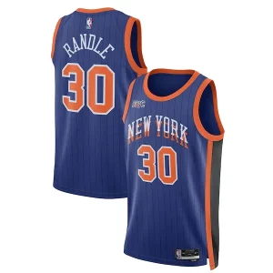 Gorgeous Versatile Sofisticato Julius Randle New York Knicks Nike Unisex 2023/24 Swingman Jersey Blue City Edition  per la Gara Importante