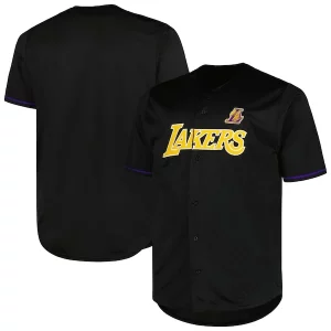 Bellissimo Los Angeles Lakers Profile Big & Tall Pop Jersey Black  per la Gara Importante