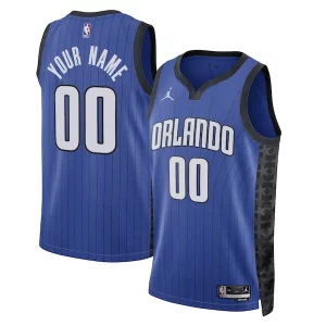 Attraente Incantevole Orlando Magic Jordan Brand Unisex 2022/23 Swingman Custom Jersey Statement Edition Royal  per la Gara Importante