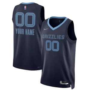 Classico Memphis Grizzlies Nike 2021/22 Diamond Swingman Custom Jersey Icon Edition Navy  per la Gara Importante
