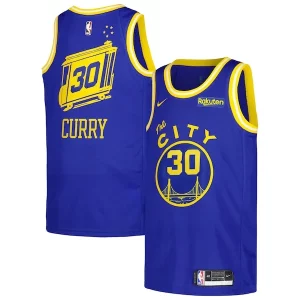 Gorgeous Stephen Curry Golden State Warriors Nike Swingman Player Jersey Classic Edition Royal  per la Gara Importante