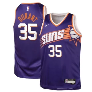 Lussuoso Meraviglioso Kevin Durant Phoenix Suns Nike Youth Swingman Jersey Purple Icon  per la Gara Importante