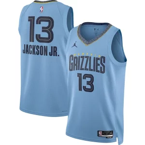 Classico Jaren Jackson Jr. Memphis Grizzlies Jordan Brand Unisex Swingman Jersey Statement Edition Light Blue  per la Gara Importante